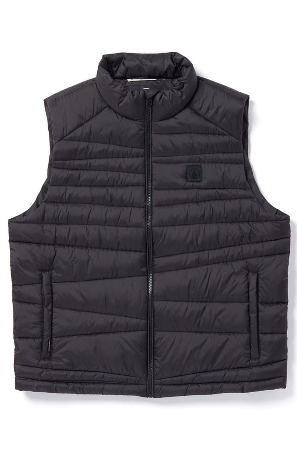 Volcom Herren Weste Earth Tripper Puff schwarz