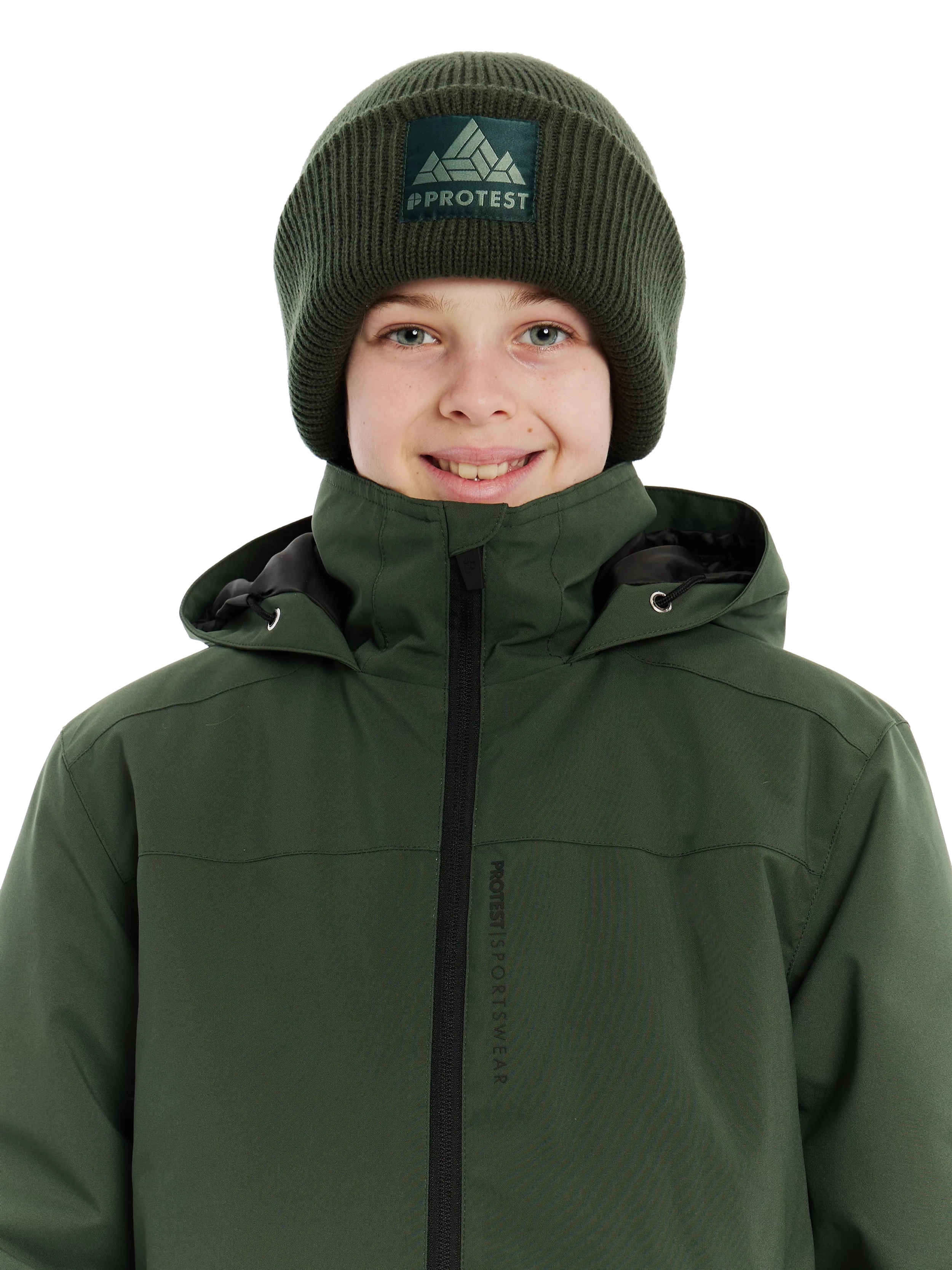 Protest Kinder Skijacke PRTFlynto Kale green