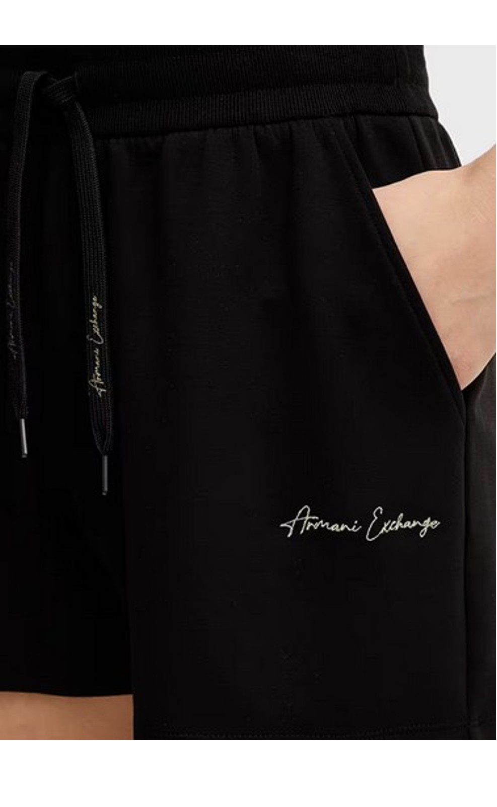 Armani Exchange Damen Joggingshorts black