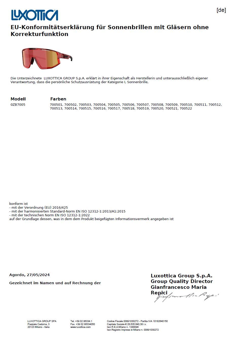 Bliz Fahrradbrille Fusion Transparent Red