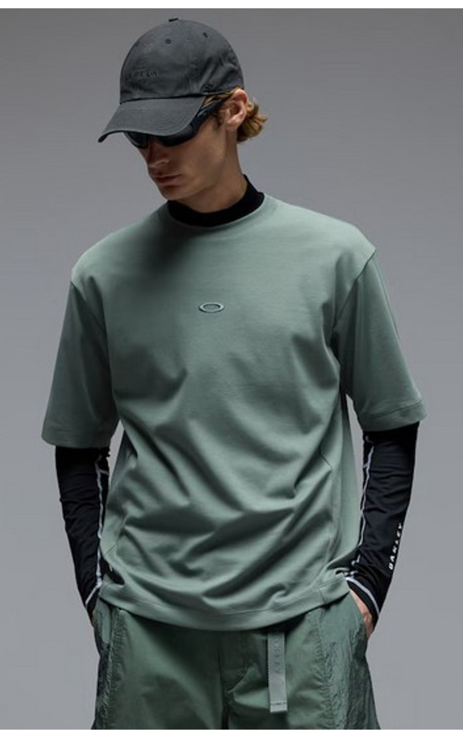 Oakley Herren Fahrradshirt OAKLEY DRIVEN Aviator grün