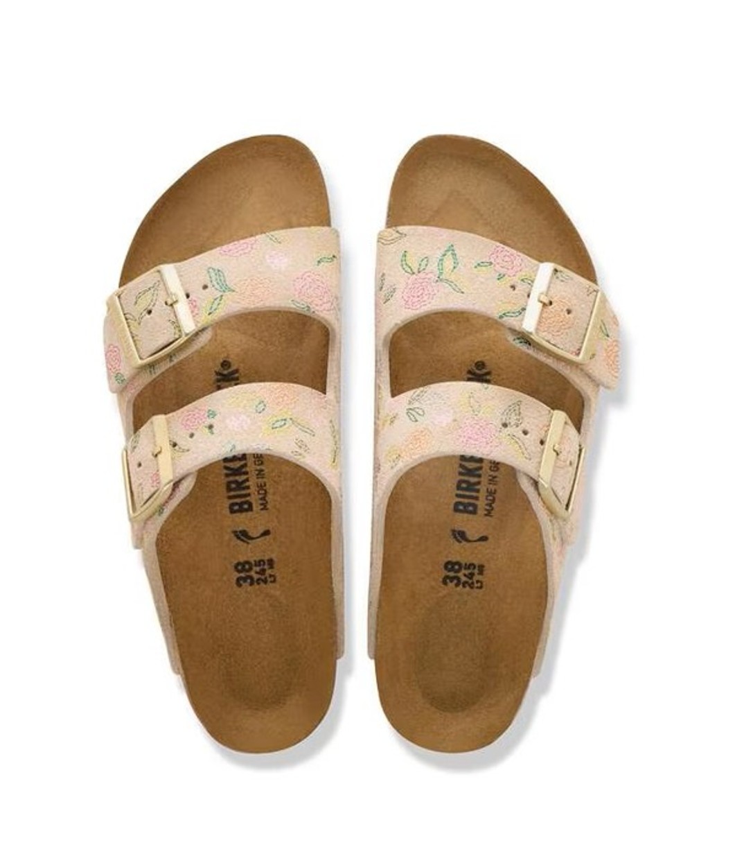 Birkenstock Damen Sandalen Arizona Sandcastle Flower Print