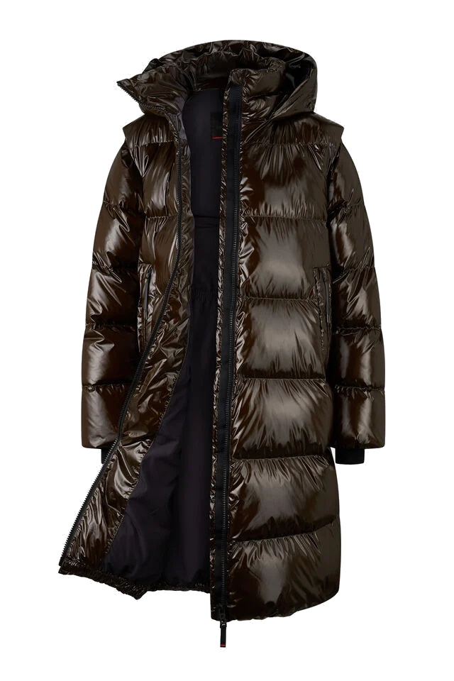 Bogner Fire + Ice Damen 2-in1-Daunenmantel ASTA espresso