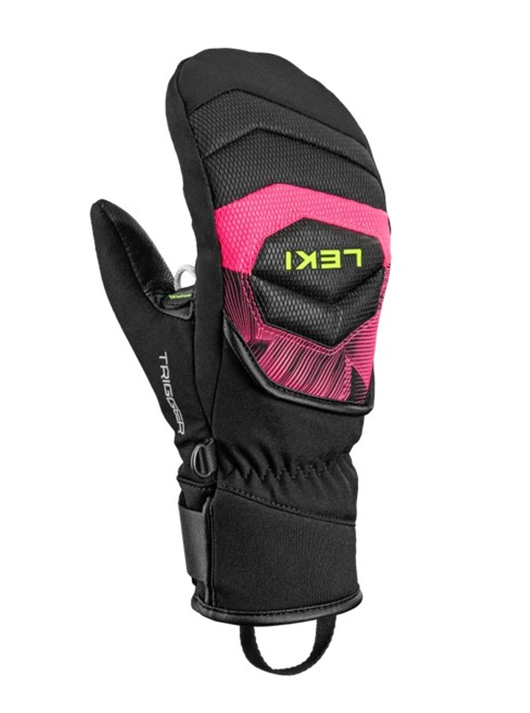 Leki Handschuhe WCR Core TR Junior Mitten Black Neonpink