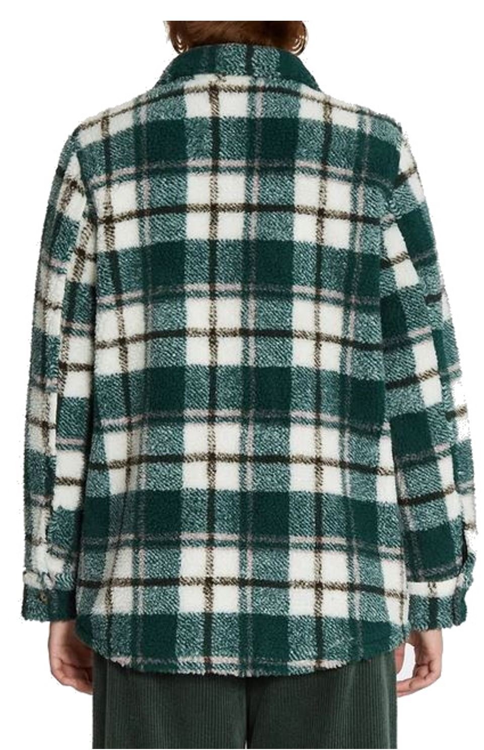 Volcom Damen Silent Sherpa Jacke Dark Pine