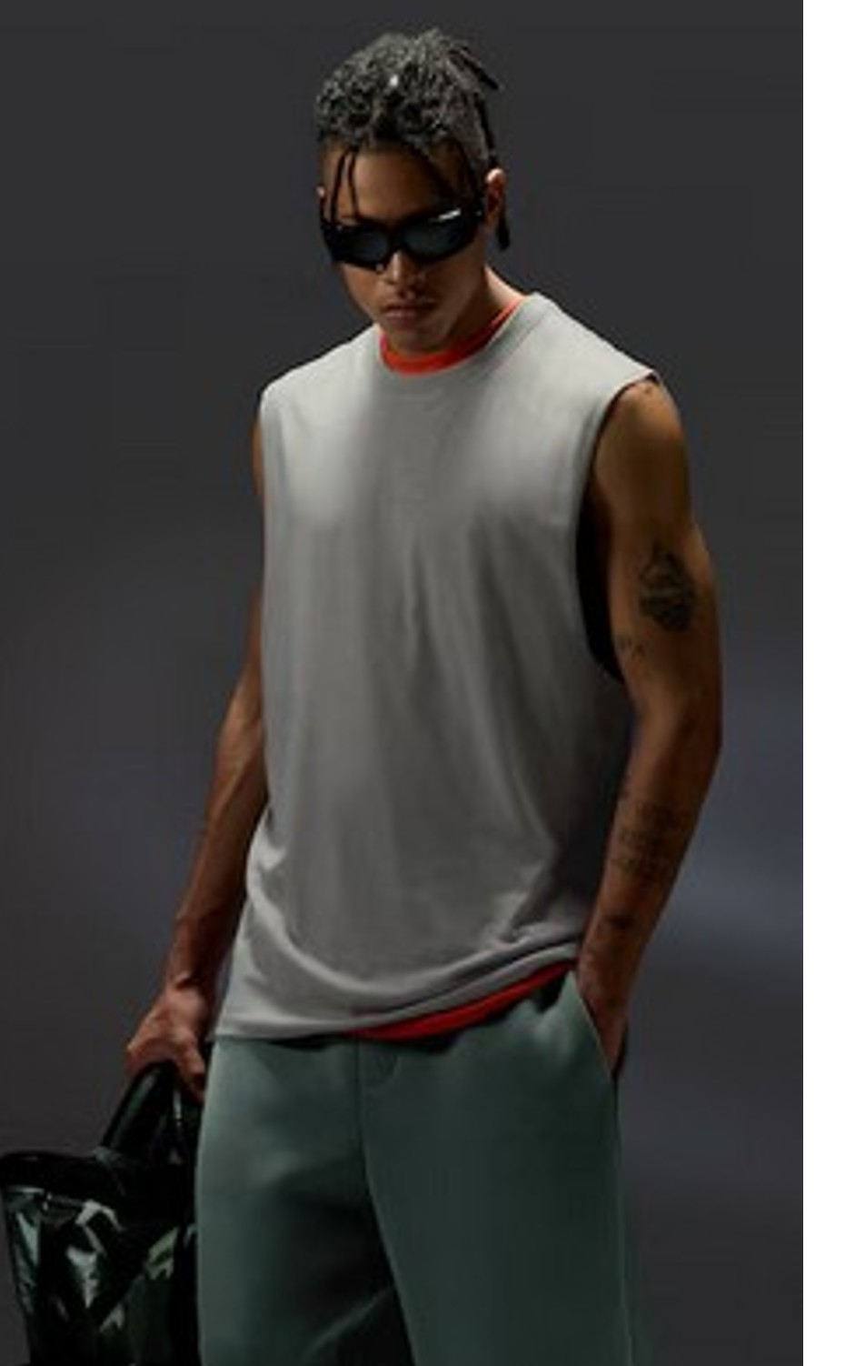 Oakley Herren Tank Top Reserve momento Zement
