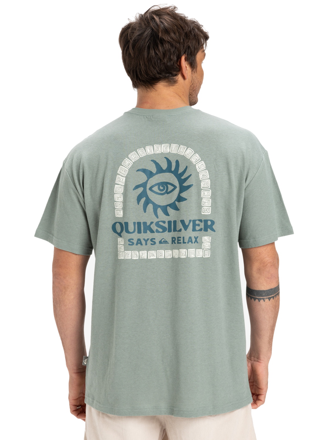 Quiksilver T-Shirt CL Sun Power Chinois Green