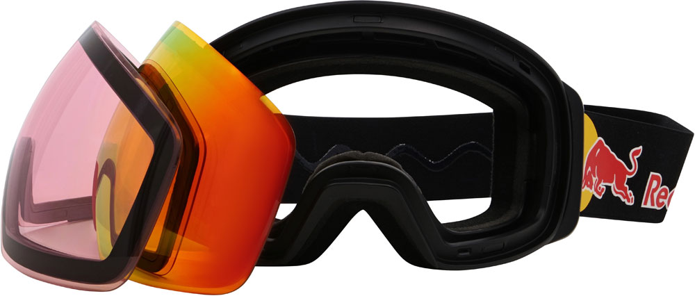 Red Bull Spect Schneebrille JON-02RE2 orange with red mirror