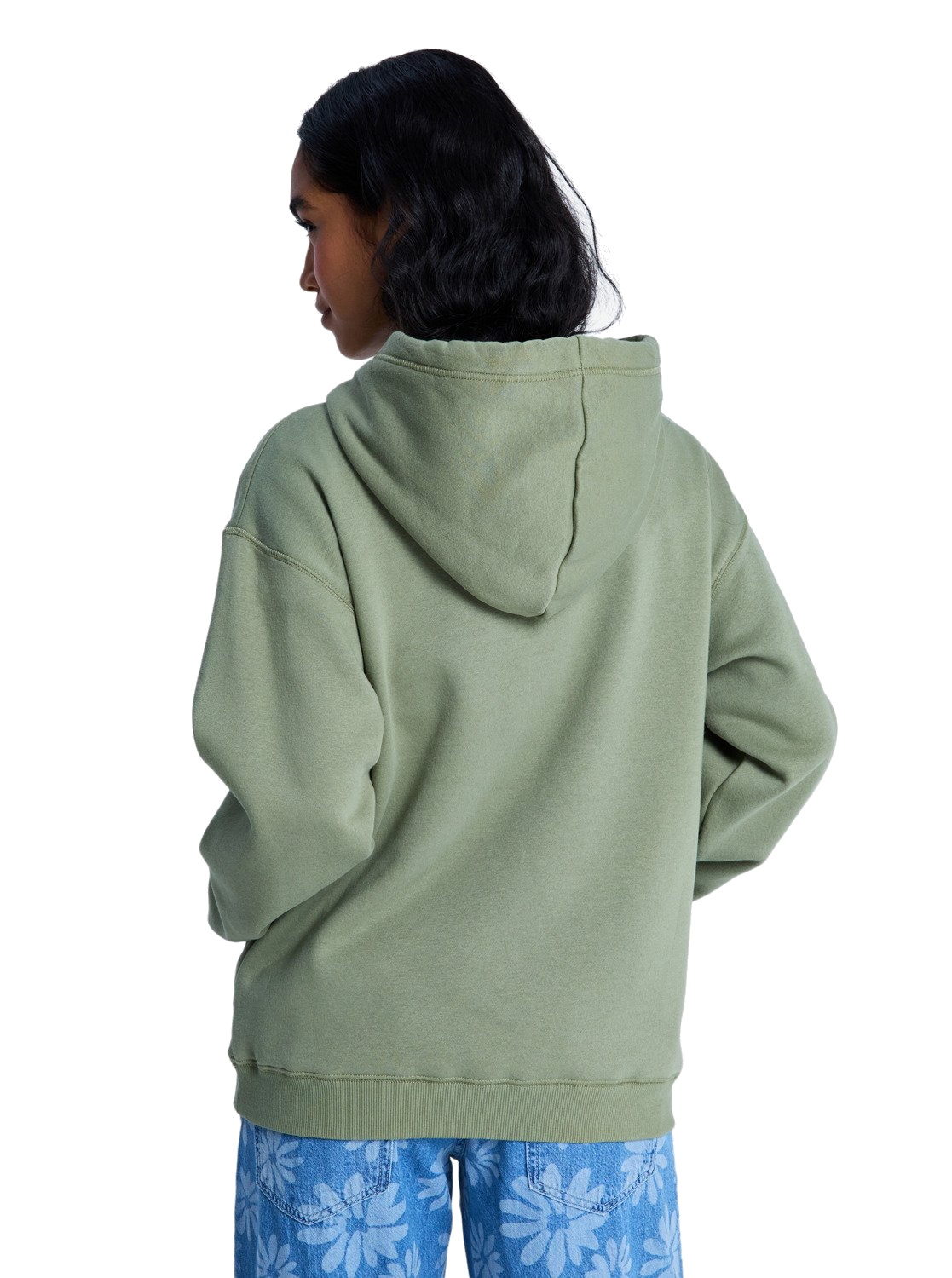 Roxy Damen Kapuzenpullover Surf Stoked Brushed Oil Green