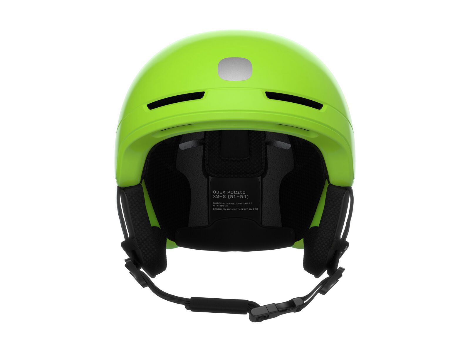 POCito Kinder Wintersporthelm Obex MIPS Fluorescent Yellow/Green