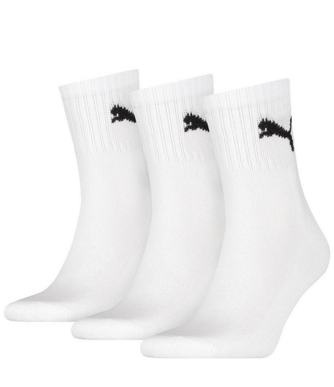 Puma Sportsocken Short Crew Socken Sport 3-Pack weiß 