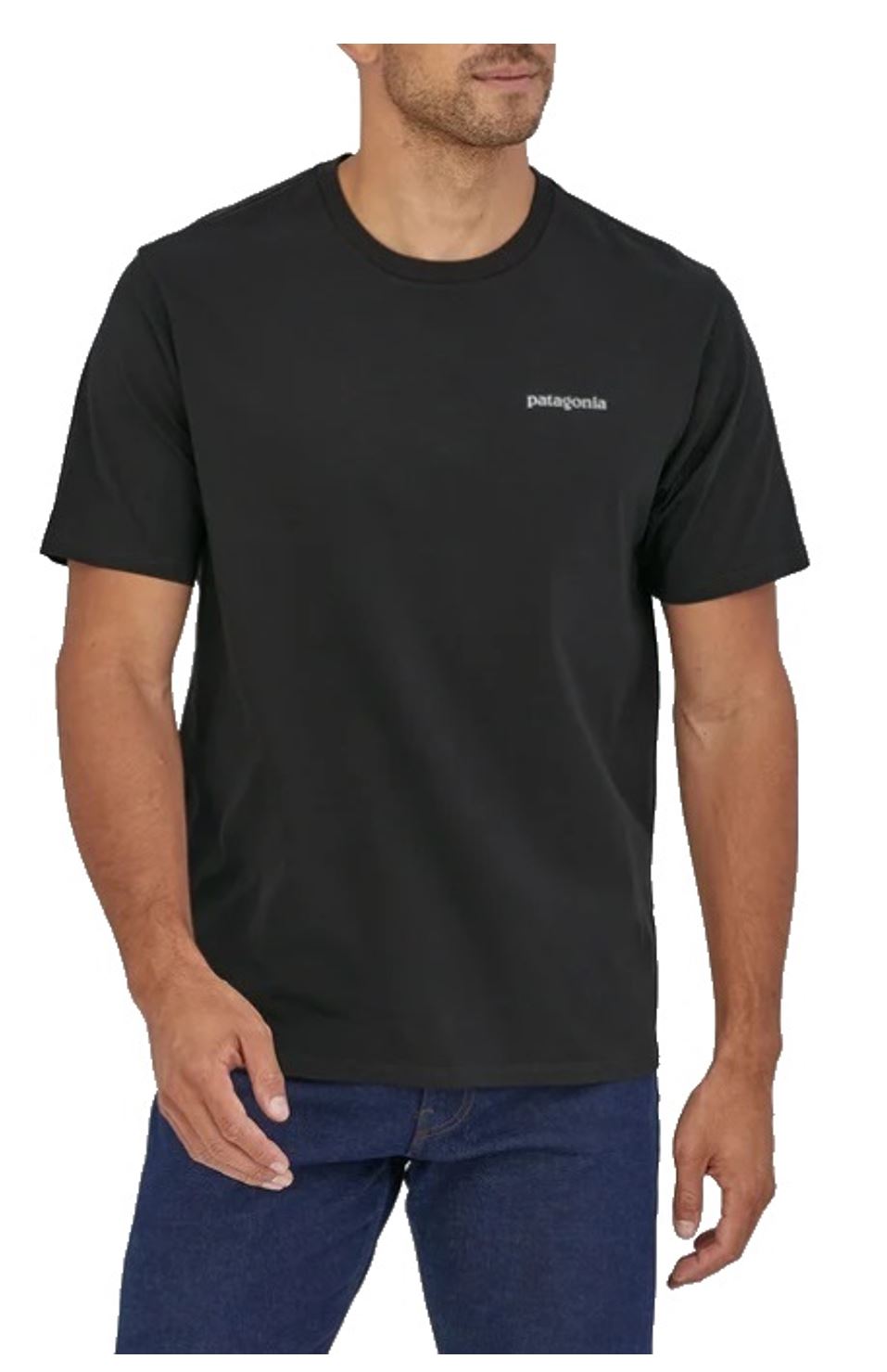 Patagonia Herren T-Shirt P-6 Responsibili Tee black