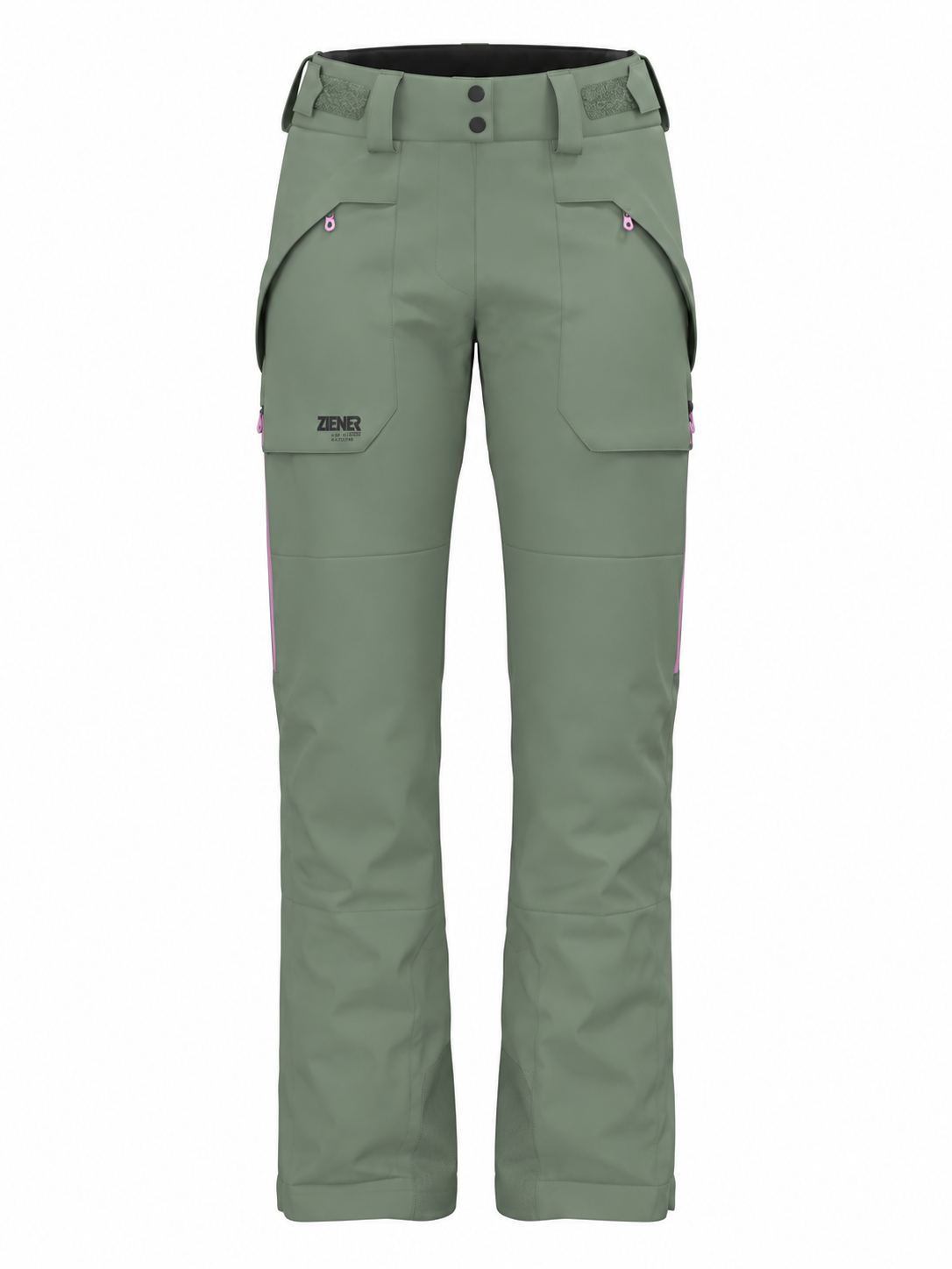Ziener Damen Freeride Schneehose RONTARA-Z dusty green 