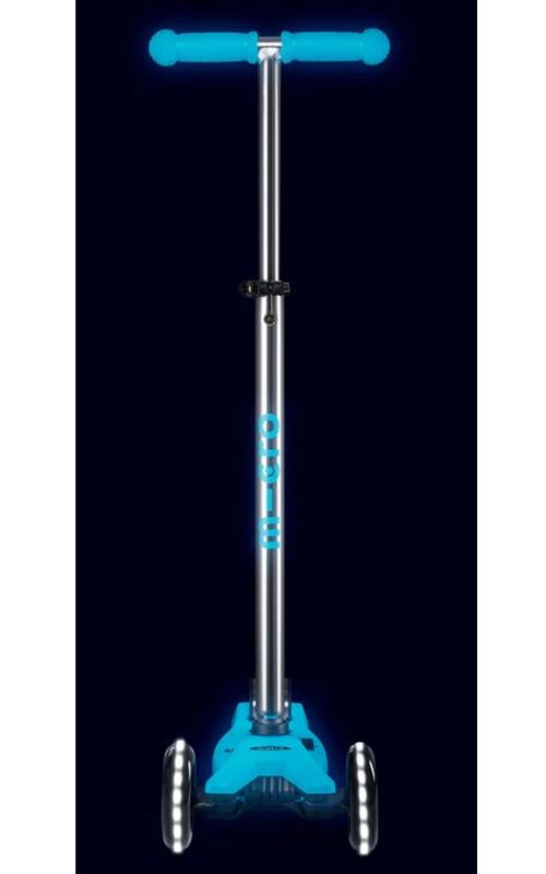 Micro Scooter Maxi Micro Deluxe glow LED blau