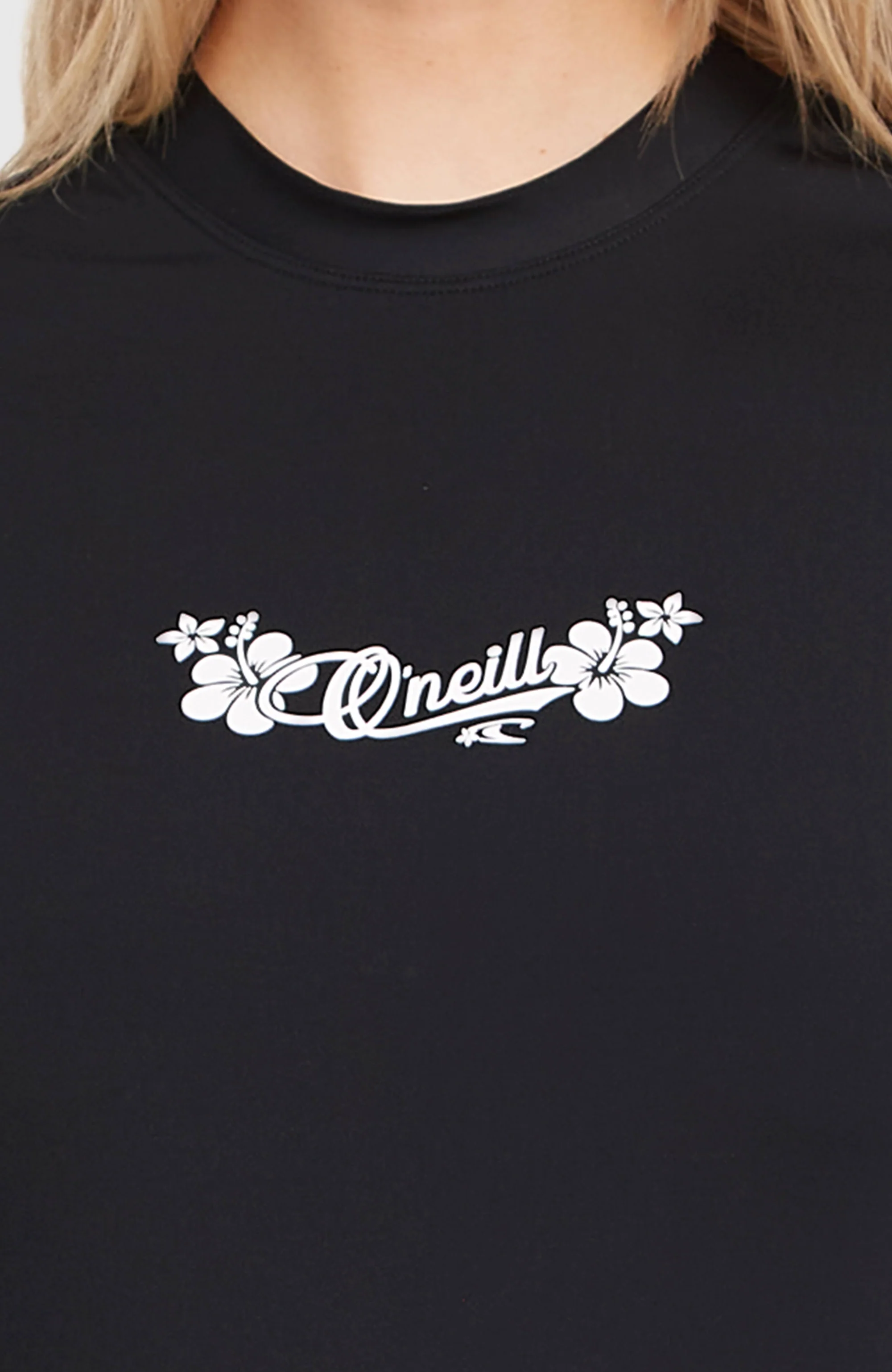 O'Neill Damen UV Shirt Shortsleeve Schwimmshirt Black Out