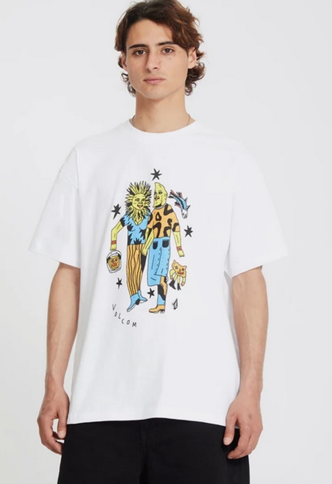 Volcom T-Shirt Bob Mollema 3 White
