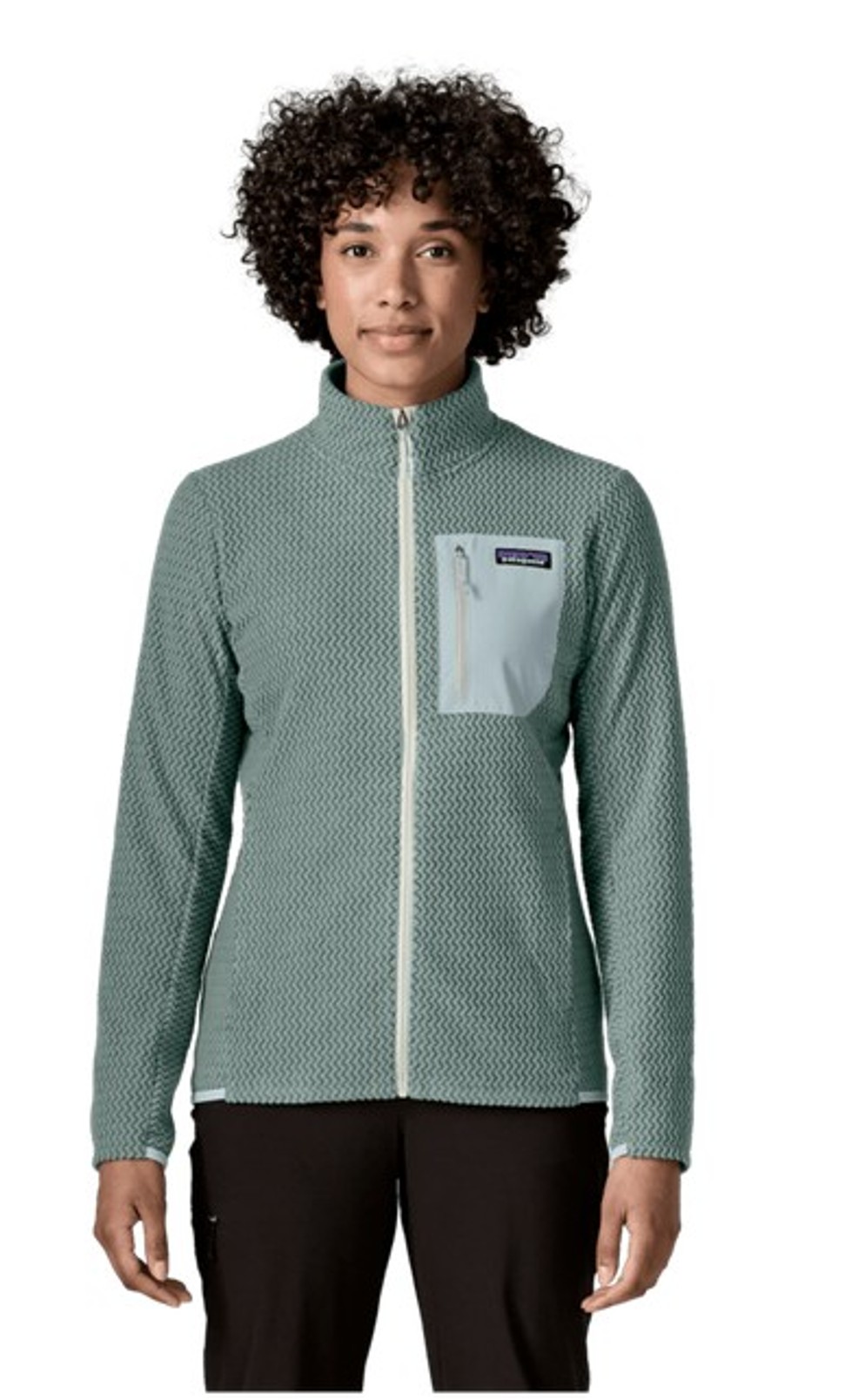 Patagonia Damen R1® Air Fleece Jacke Blue Sage