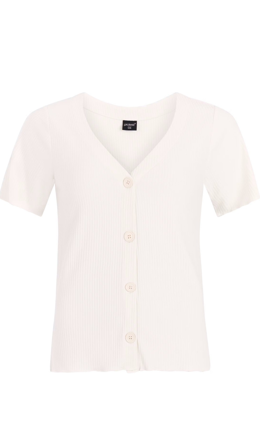 Protest Damen T-Shirt PRTOval Kitoffwhite 
