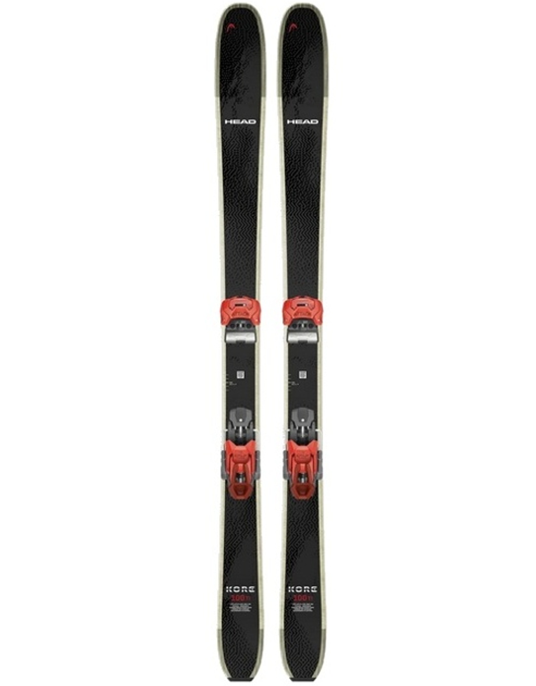 Head Kore 100 Ti Freerideski Set Black / Red 2026 
