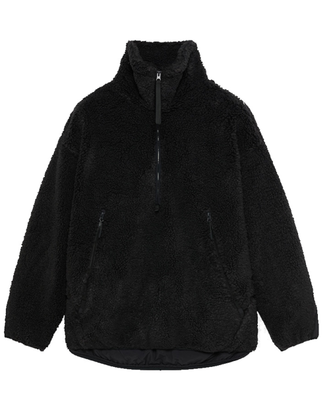 Oakley Herren Fleece Snowdrifter QTR Zip Jacke Pitch Black