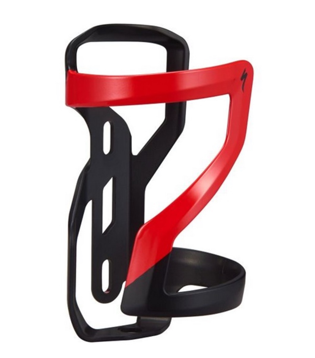 Specialized Flaschenhalter Zee Cage II Rechts Matte Black  / Flo Red