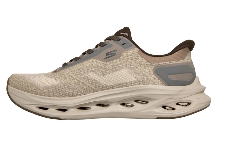 Skechers Laufschuhe Max Cushioning Glide-Step Taupe