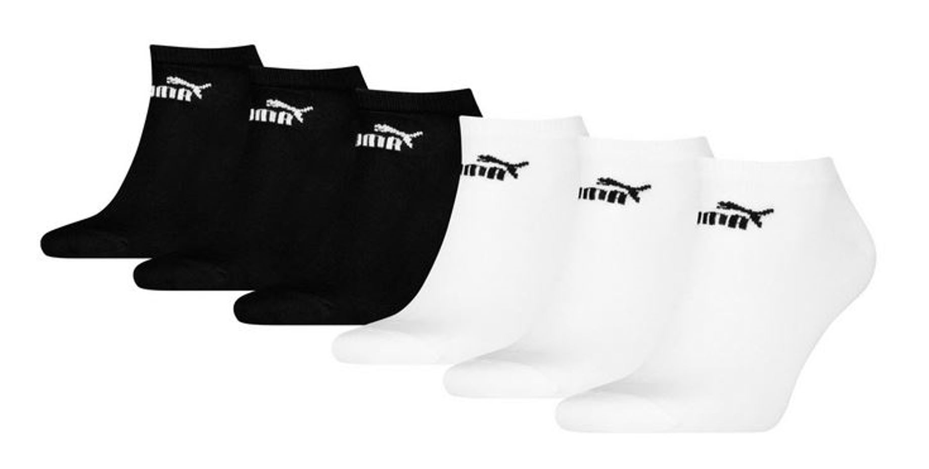 Puma ELEMENTS Sneakers Socken 6-Pack White/black
