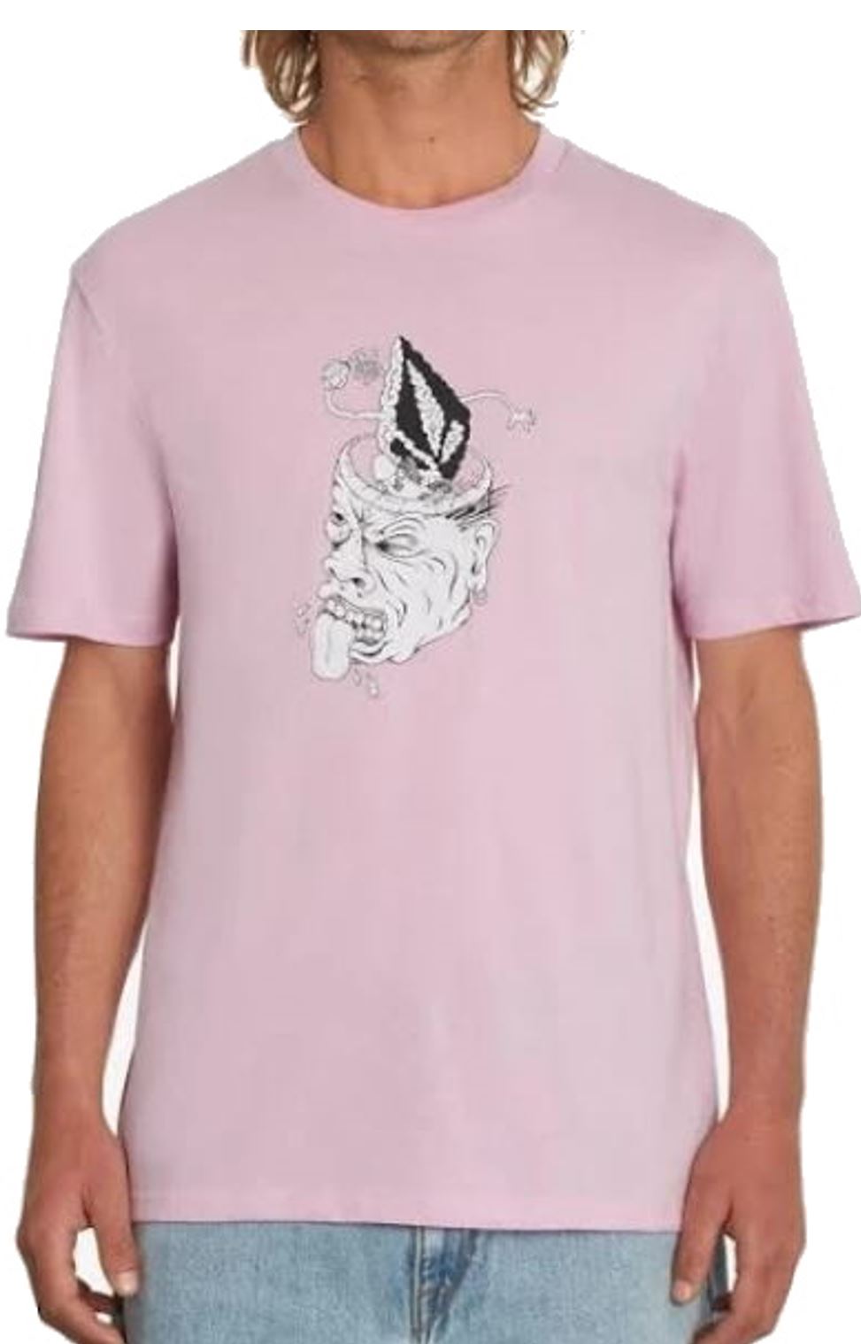 Volcom Herren T-Shirt Finkstone BSC Paradise Pink