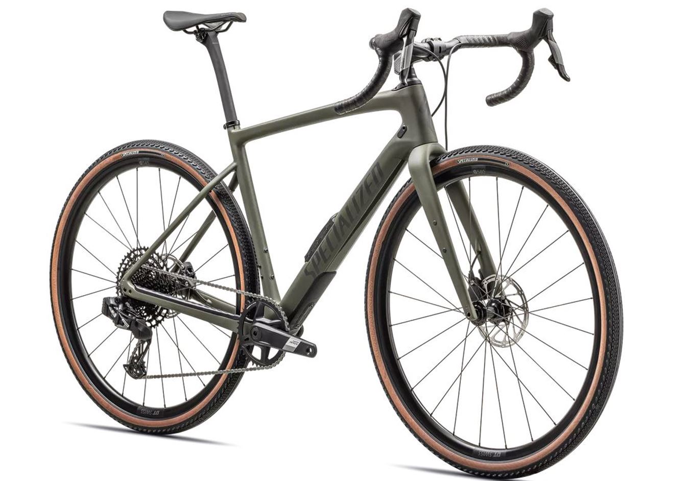 Specialized Diverge Comp Carbon Gravel Bike Satin Oak Green / Smoke 2025