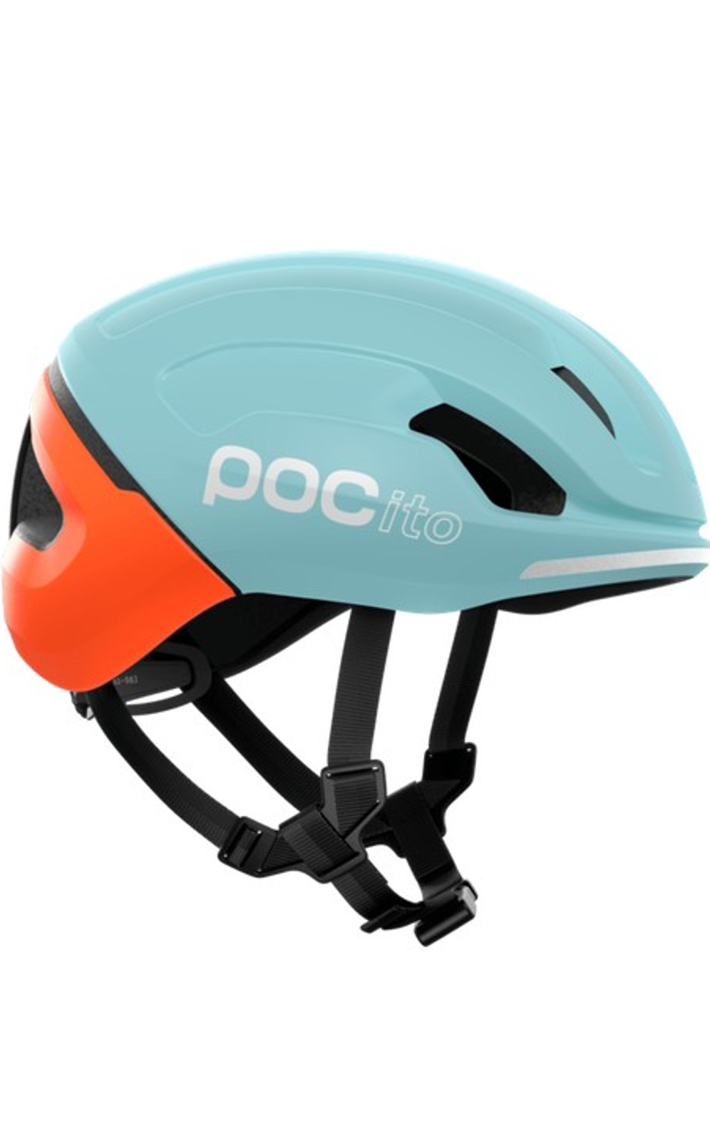 POC Kinderfahrradhelm POCito Omne MIPS Indicolite Blue Matt/Carnelian Orange Matt