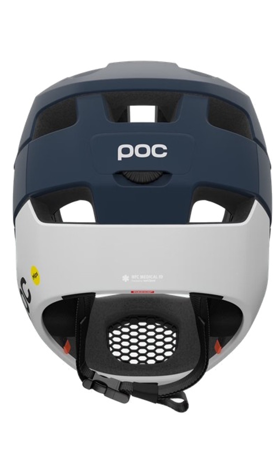 POC Fullface Helm Otocon Race MIPS MTB Apatite Navy Matt/Hydrogen White Matt 