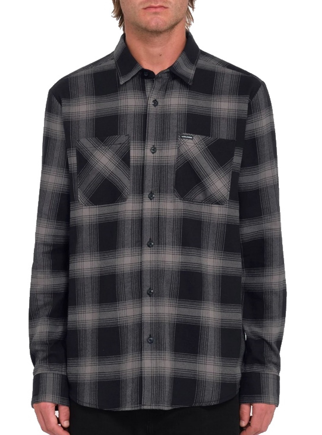 Volcom Flannel Hemd Netastone schwarz