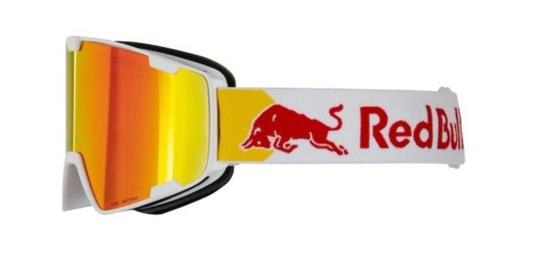 Red Bull Spect Schneebrille PARK-21RE2 Matt white Orange Red Mirror
