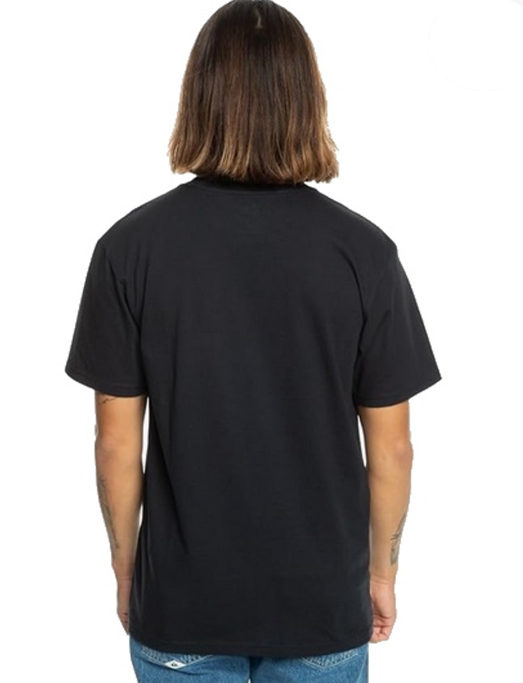 Quiksilver T-Shirt Circle Up schwarz
