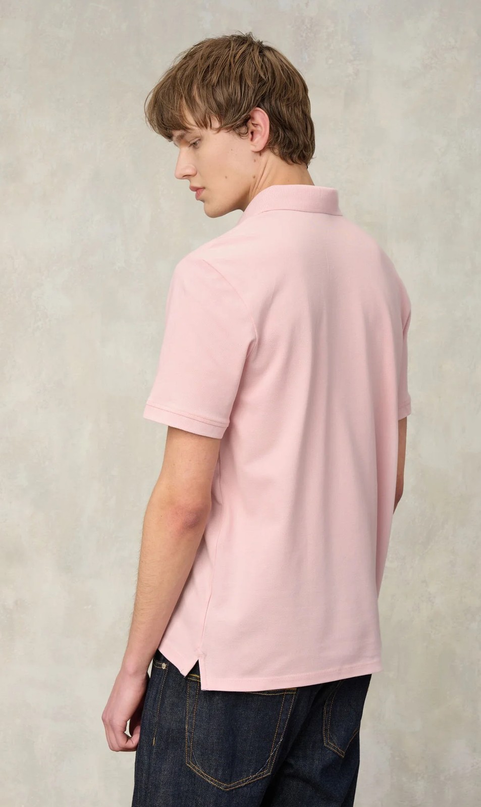 Blauer USA Herren Polo ALBANS Pink 