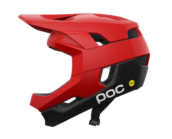 POC Fullfacehelm Otocon Race MIPS Prismane Red Matt
