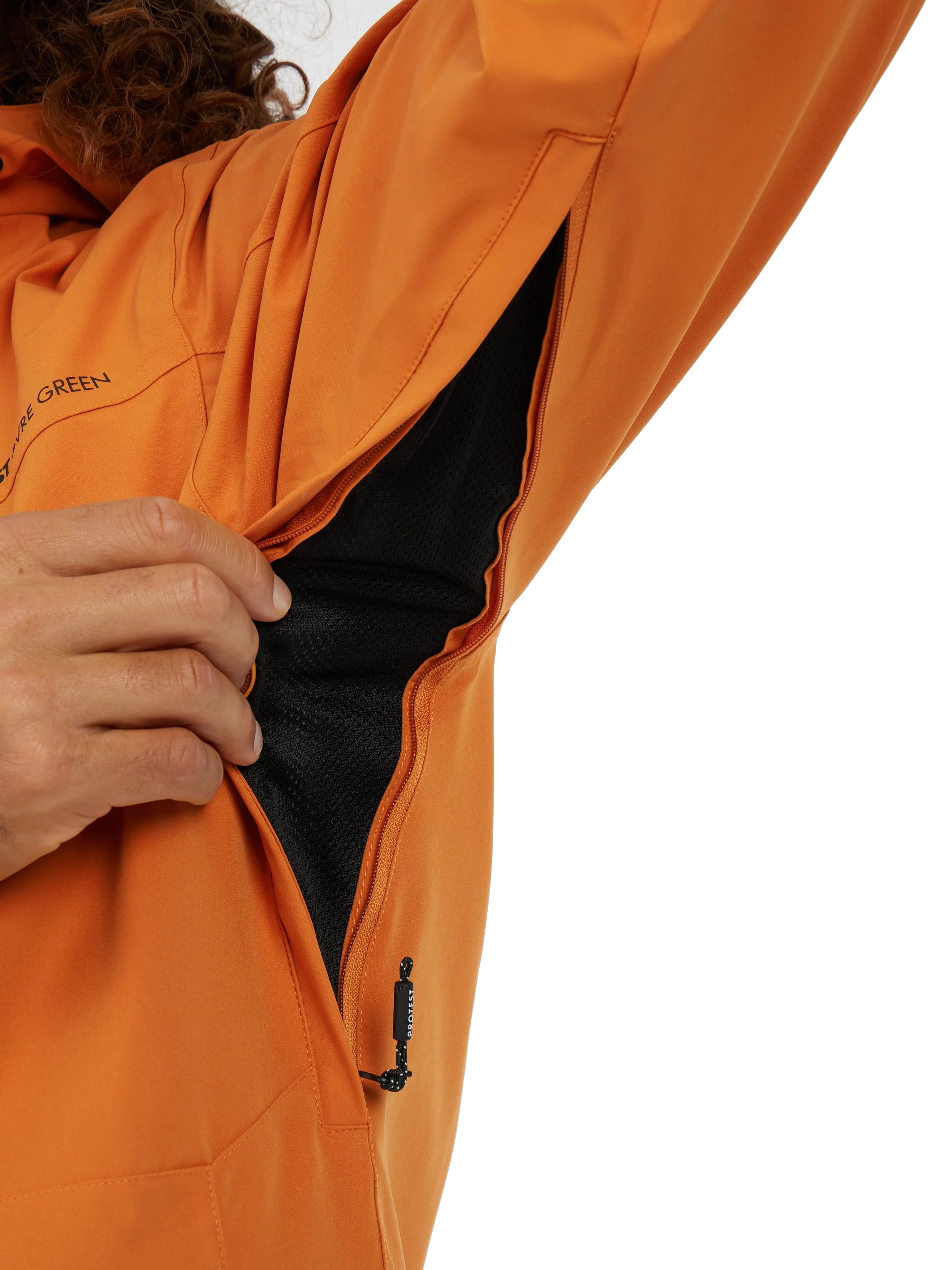 Protest Herren Skijacke PRTTIMOTHY Caramel Yellow