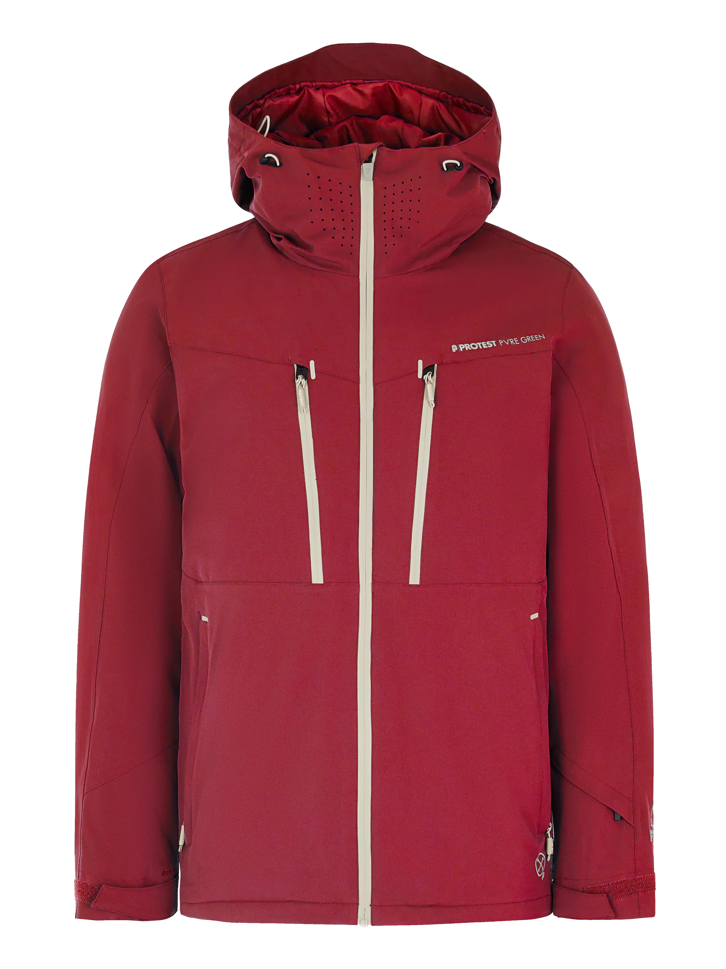 Protest Herren Skijacke PRTTIMOTHY Velvet red