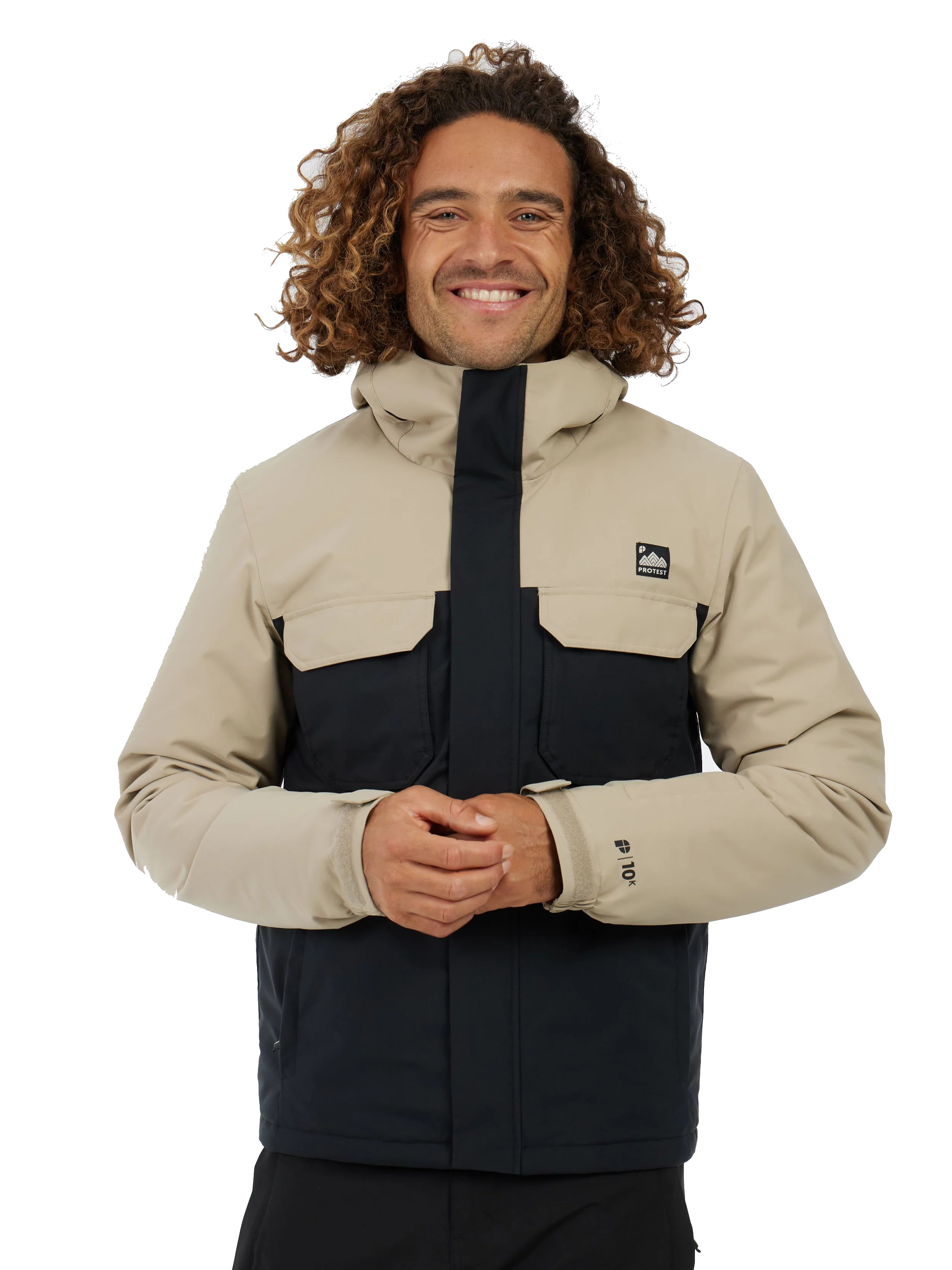 Protest Herren Skijacke PRTKAJO BambooBeige 