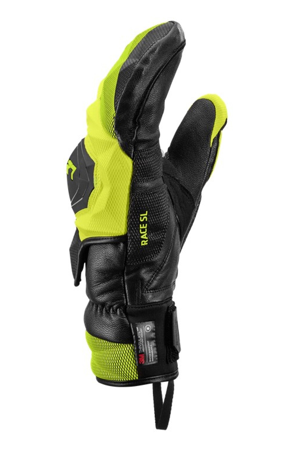 Leki Handschuhe WCR Venom SL 3D Mitten black-ice lemon 