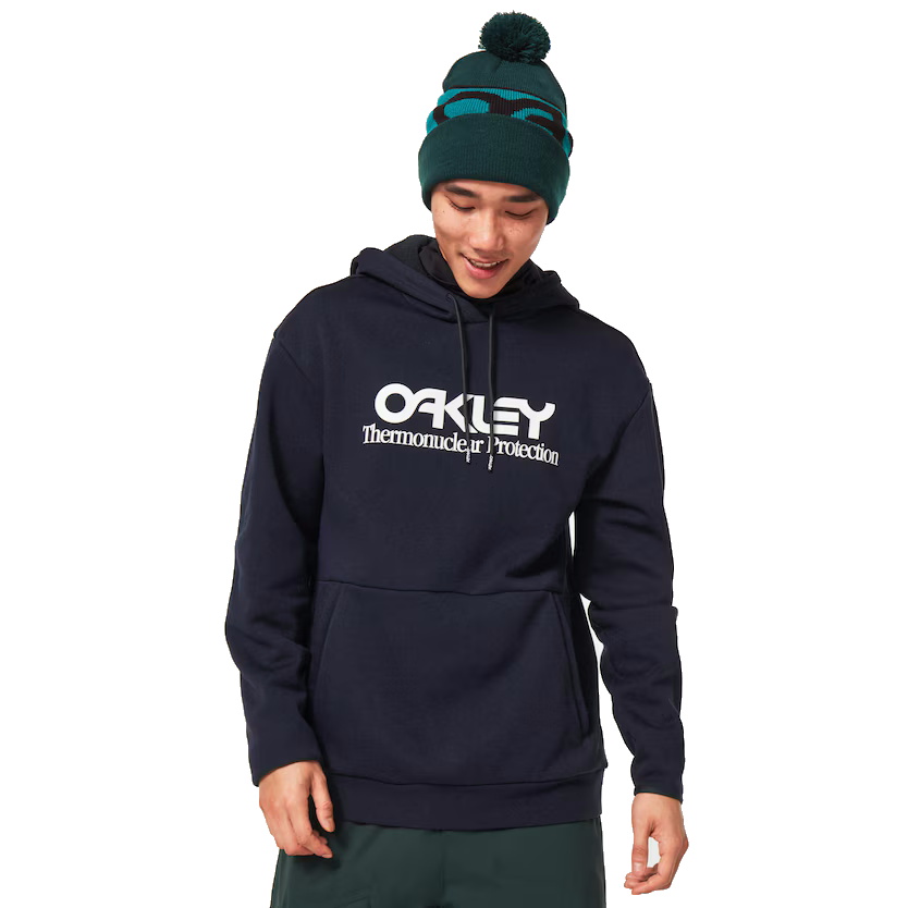 Oakley Herren Rider long 2.0 Hoodie Schwarz/weiß