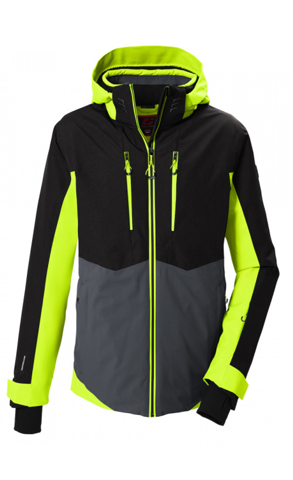 Killtec Herren Schneejacke KSW 62 lime/ steel