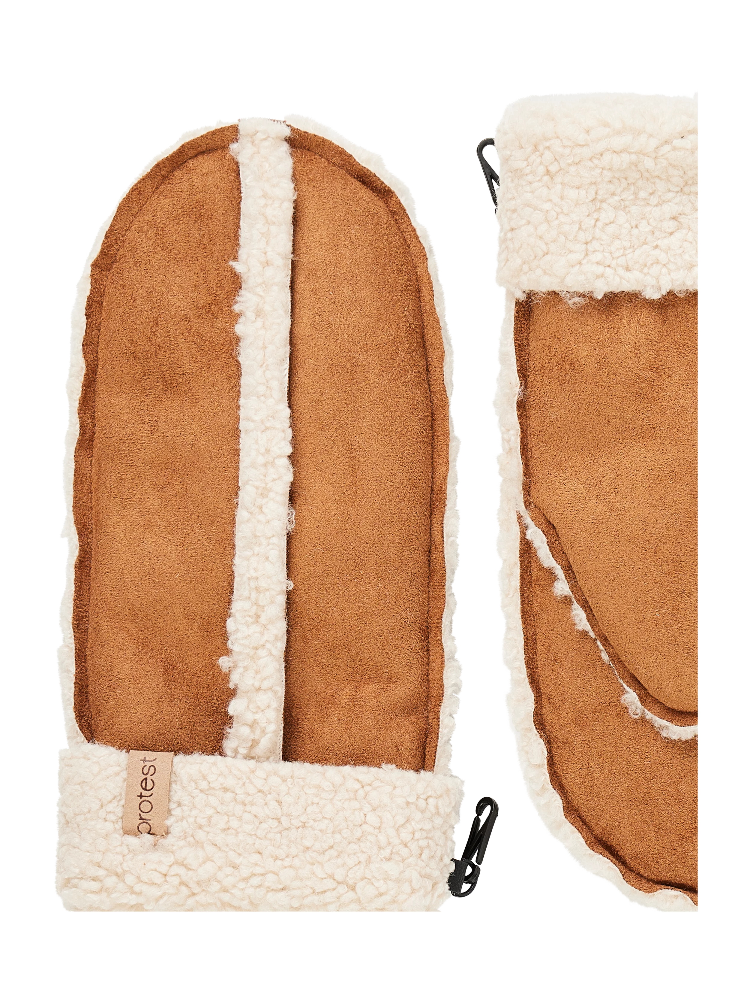 Protest Winterhandschuhe PRTDust Fäustlinge Teddy Brown 