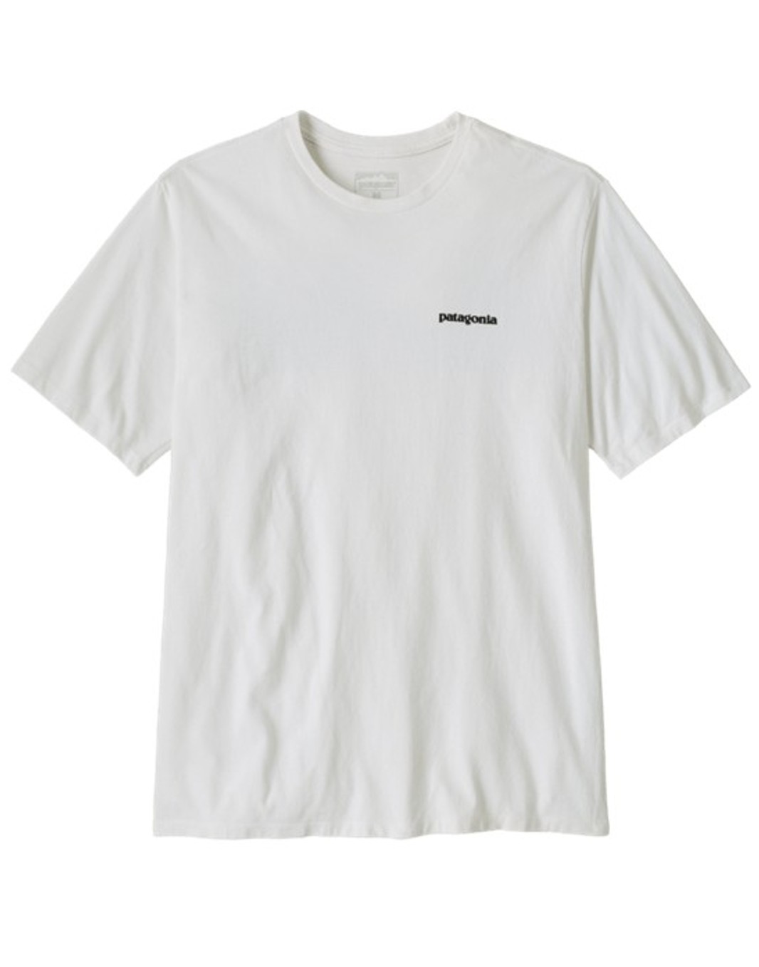 Patagonia Herren T-Shirt P-6 Logo Responsibili Tee Fiber White
