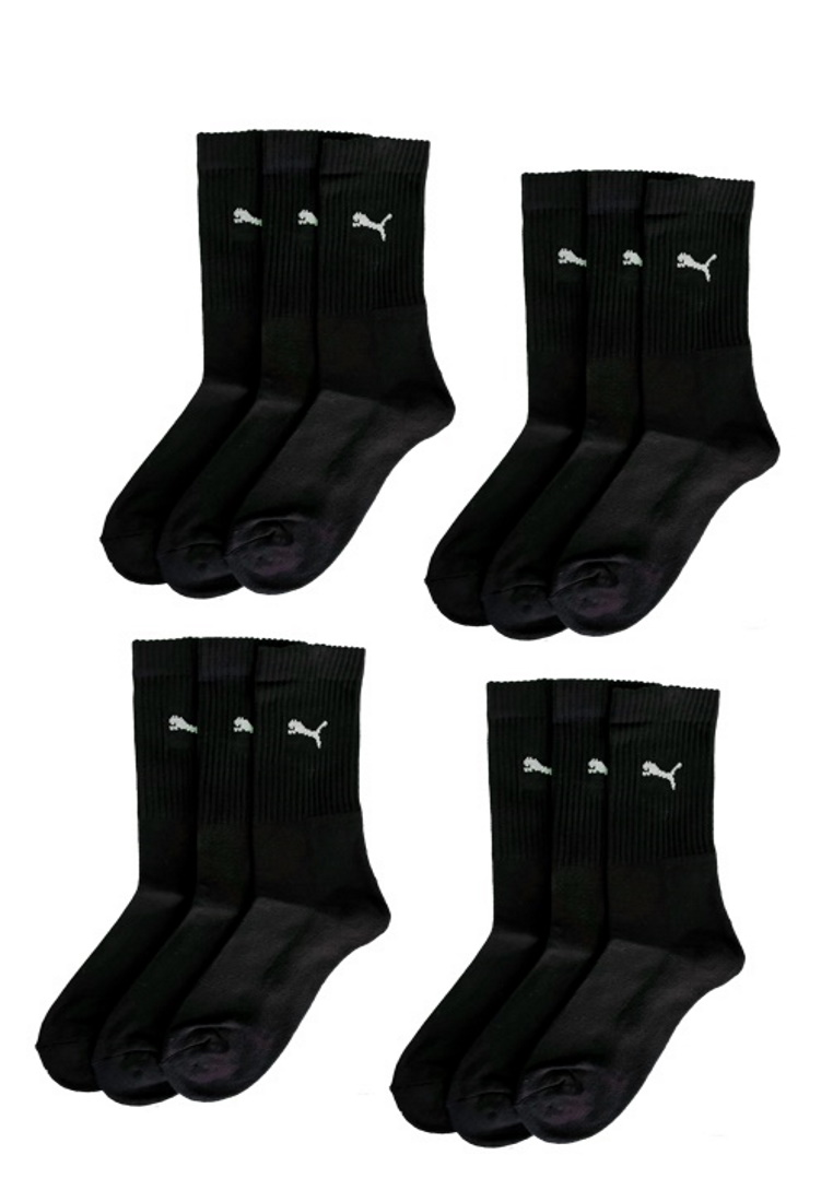 Puma Sportsocken Regular Crew Socken Sport 12-Pack schwarz 5.0