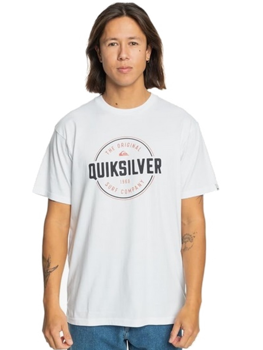 Quiksilver T-Shirt Circle Up weiß