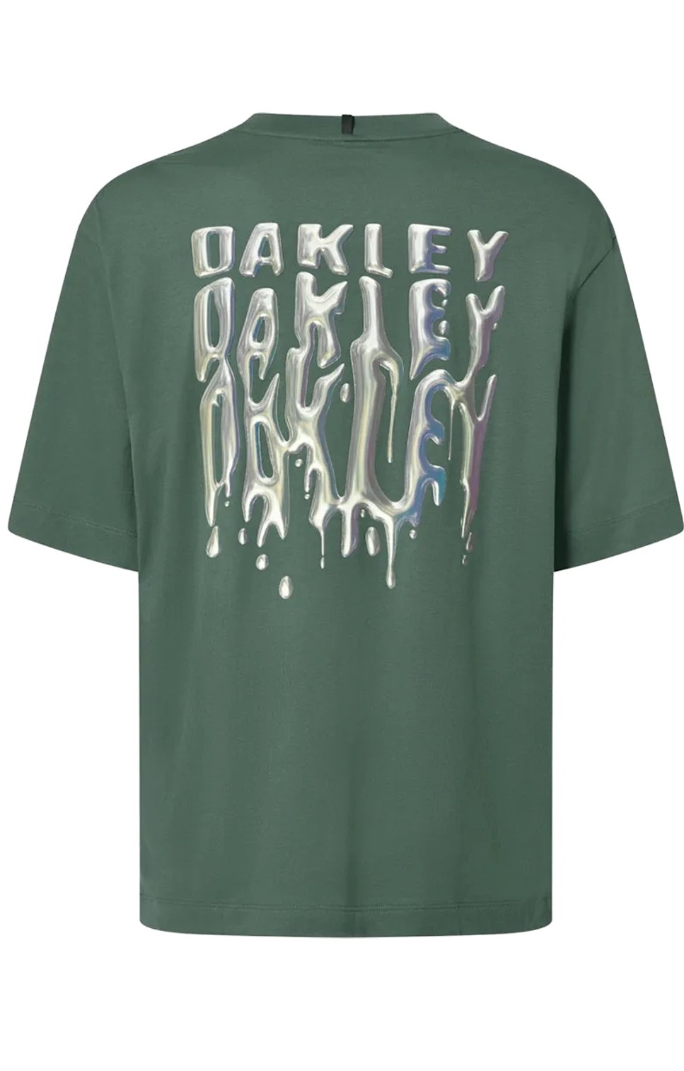 Oakley Herren T-Shirt STACKED METAL Aviator grün