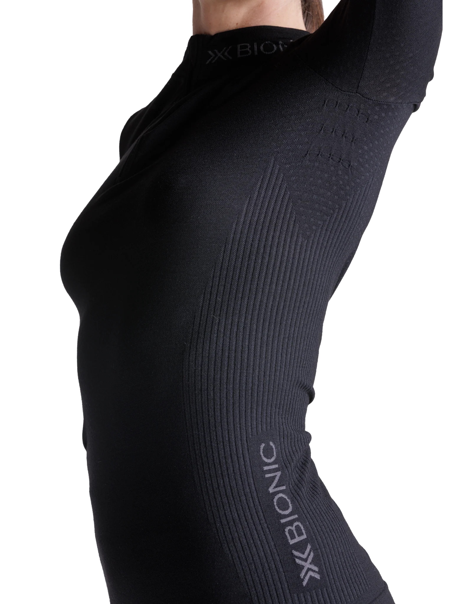 X-Bionic Damen MIGHTYWOOL SHIRT BLACK