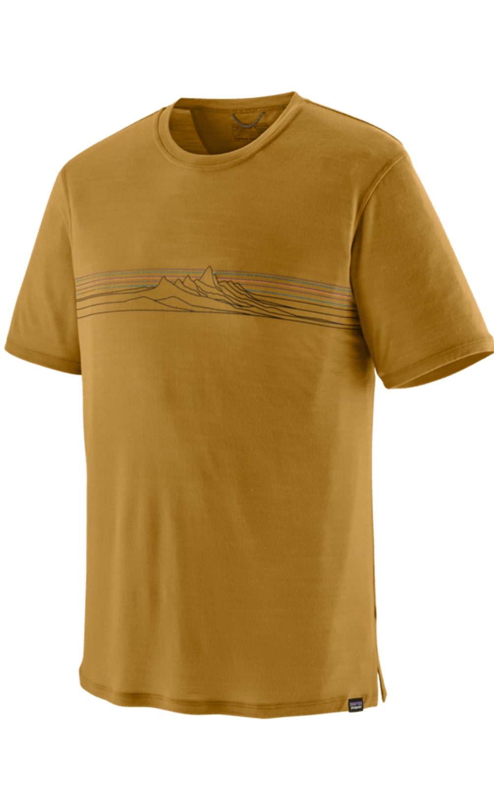 Patagonia Herren Cap Cool Merino Blend Graphic Shirt Bobcat Brown