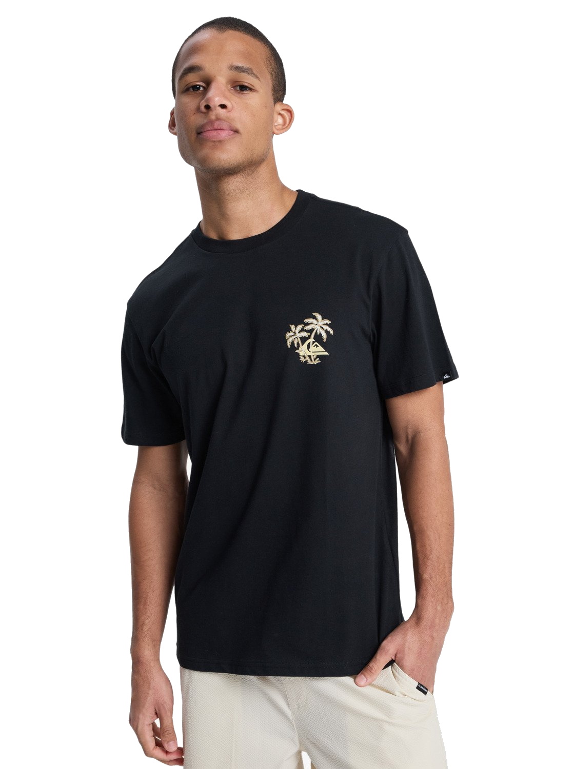 Quiksilver T-Shirt Evo Learning From Nature Black